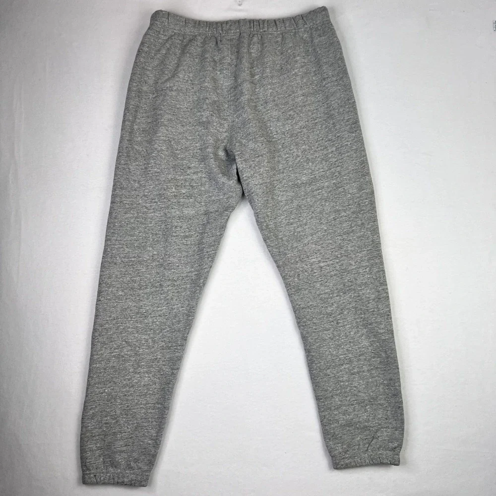 Roots Canada 80's Sweatpants Mens Heather Gray Fleece Joggers NWT Size L
